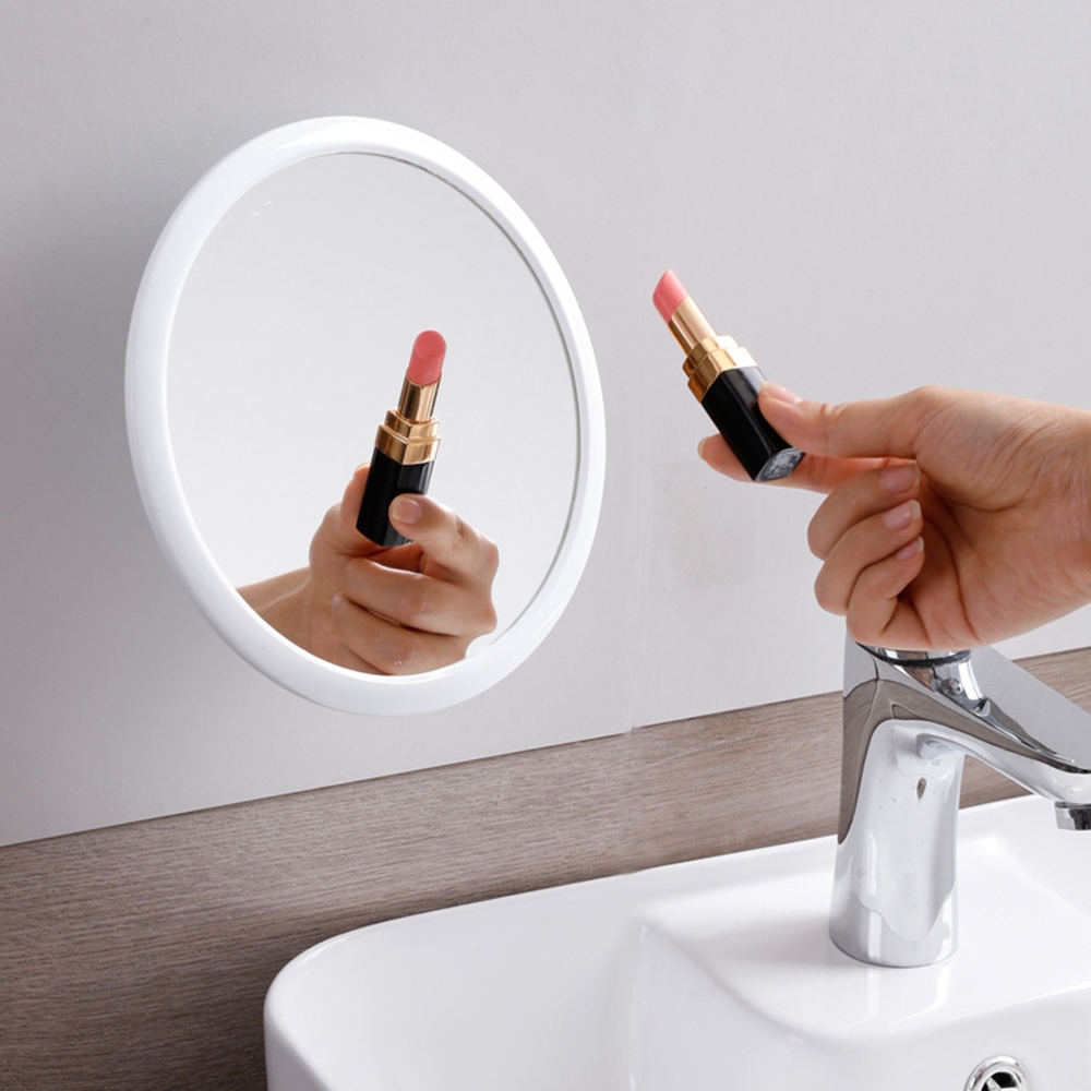 Bathroom bedroom vanity mirror, no drilling, wall self-adhesive, wall ...