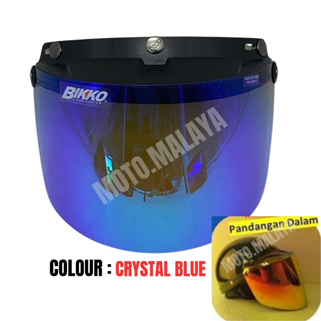 VISOR TINTED CERMIN HELMET 3 Pin Visor Siang Malam BOB HEATH (FORMs88