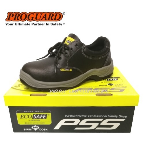 Proguard ECOSAFE Low-Cut Ankle Cut Shoe Lace Safety Shoe c/w Steel Toe ...