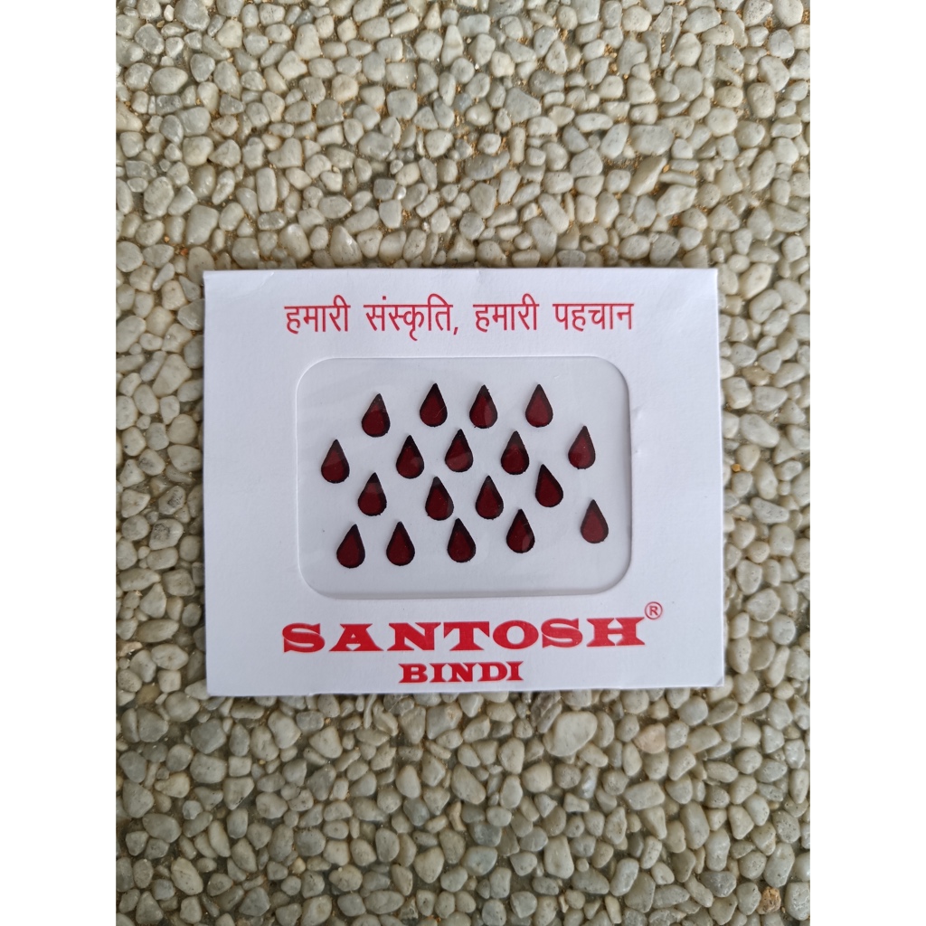 Drop Design Indian Sticker Pottu Forehead Bindi Potu Wear Traditional