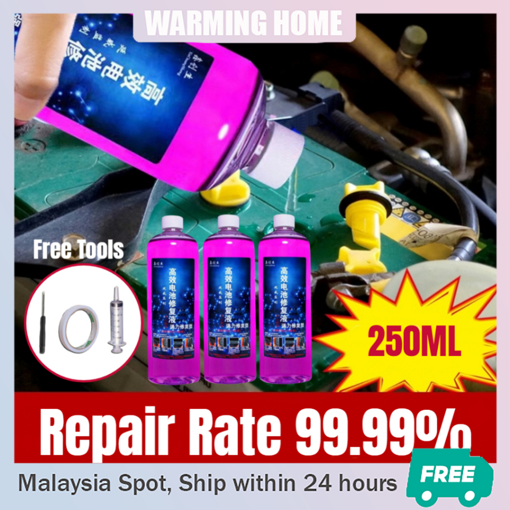 Restore Battery Performance Byc Air Bateri Kereta Battery Acid Water ...