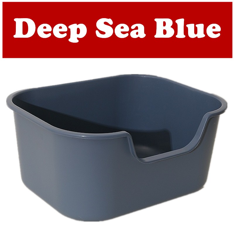 XL Extra Deep Cat Litter Box Toilet Kucing Cat Bekas Pasir Kucing Besar
