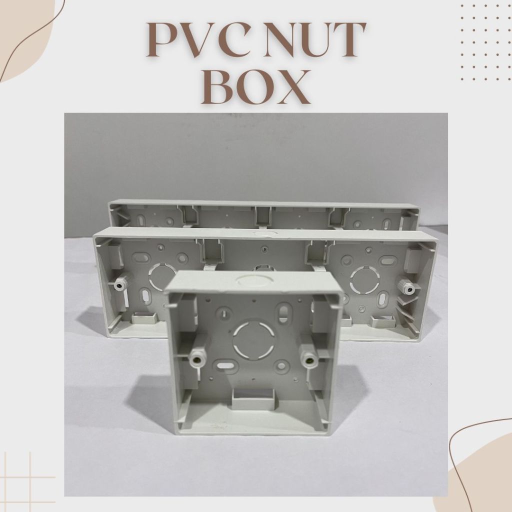 R&B 3 inch × 3 inch/ 3 inch × 9 inch/ 3 inch × 12 inch PVC Nut Box ...