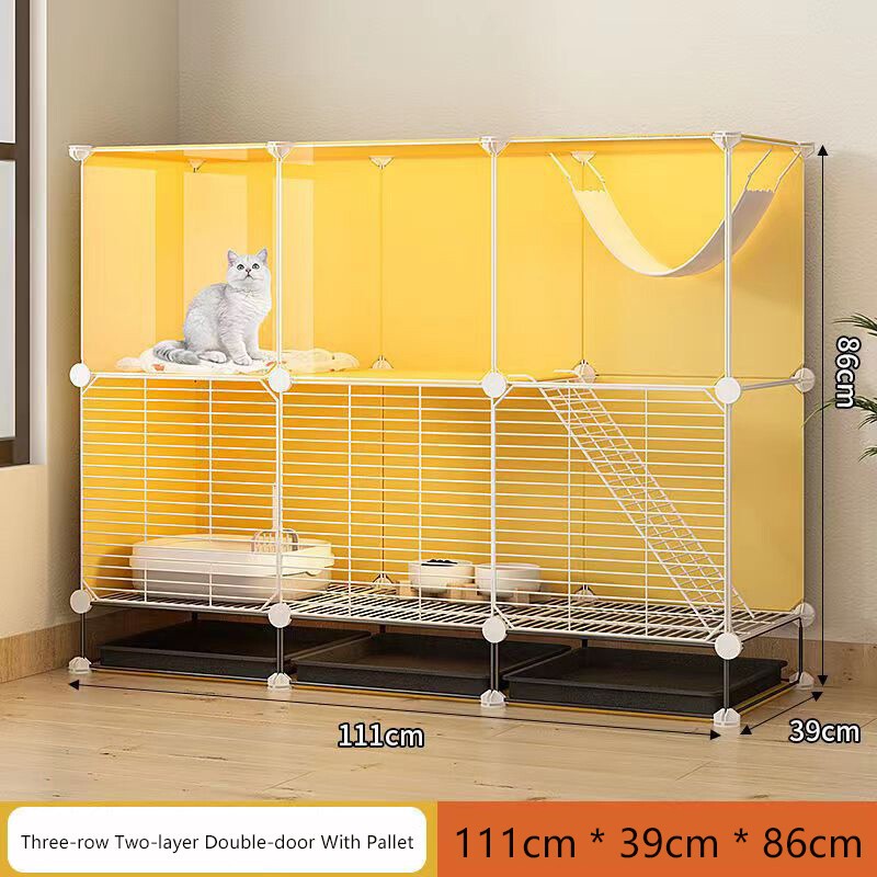 🔥READY STOCK🔥 Cat Cage With Bottom Pallet Sangkar Kucing Besar Pets