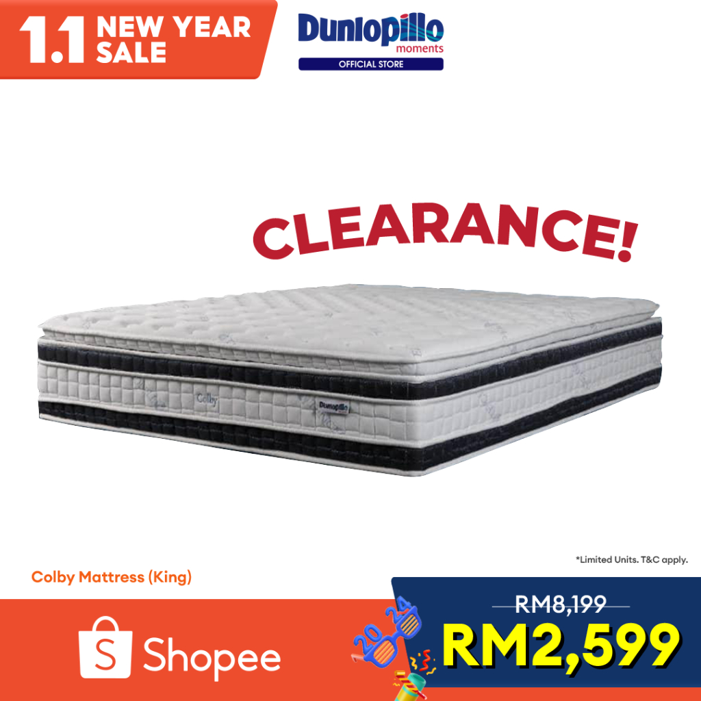 Dunlopillo Colby Mattress Shopee Malaysia