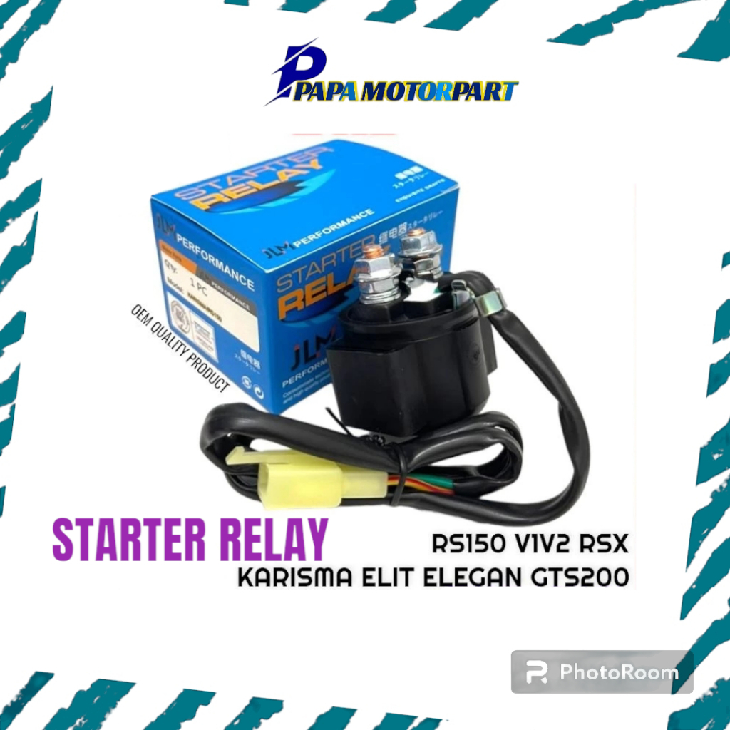 JLM RS150 RSX KARISMA ELIT 125 ELIT 150 ELEGAN GTS200 MR2 MR3 STARTER