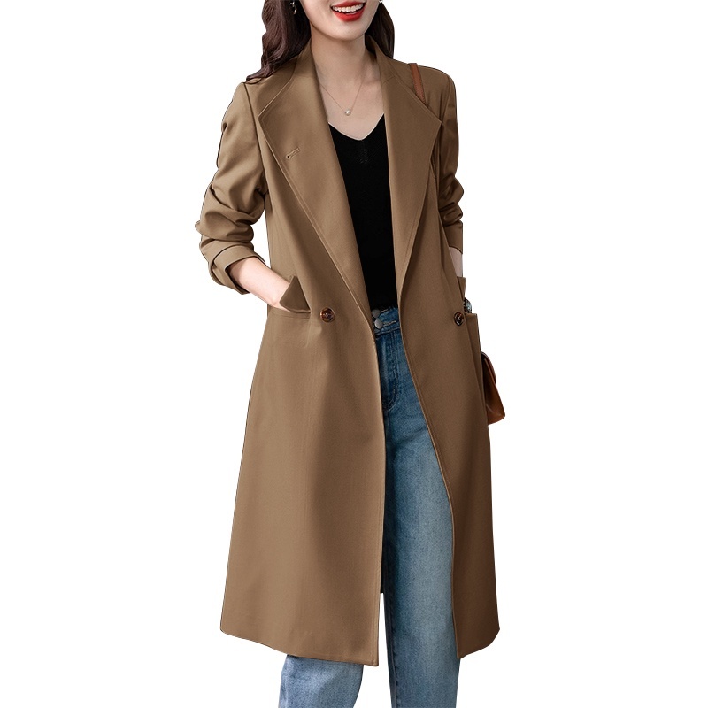 BLAZER WANITA Women Korean Bartered Collar Long Sleeves Buttoned