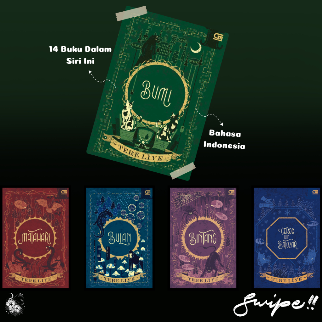 Bumi Series By Tere Liye (All 14 Books) | Bumi | Bulan | COMPLETE ...