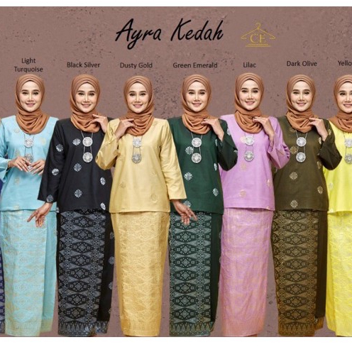 AYRA SONGKET TENUN BUNGA TABUR KURUNG KEDAH CQ | Shopee Malaysia