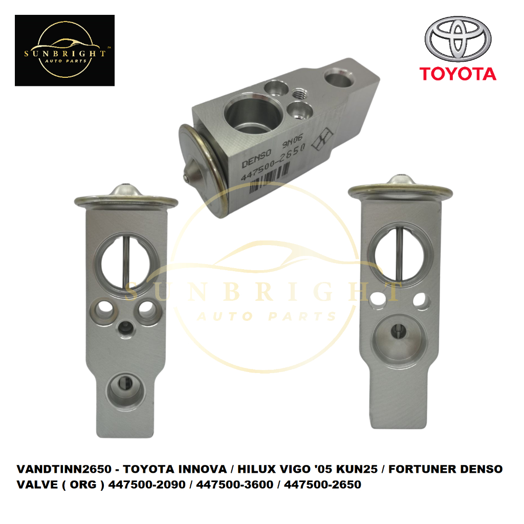 TOYOTA INNOVA / HILUX VIGO '05 KUN25 / FORTUNER DENSO VALVE ( ORG ...