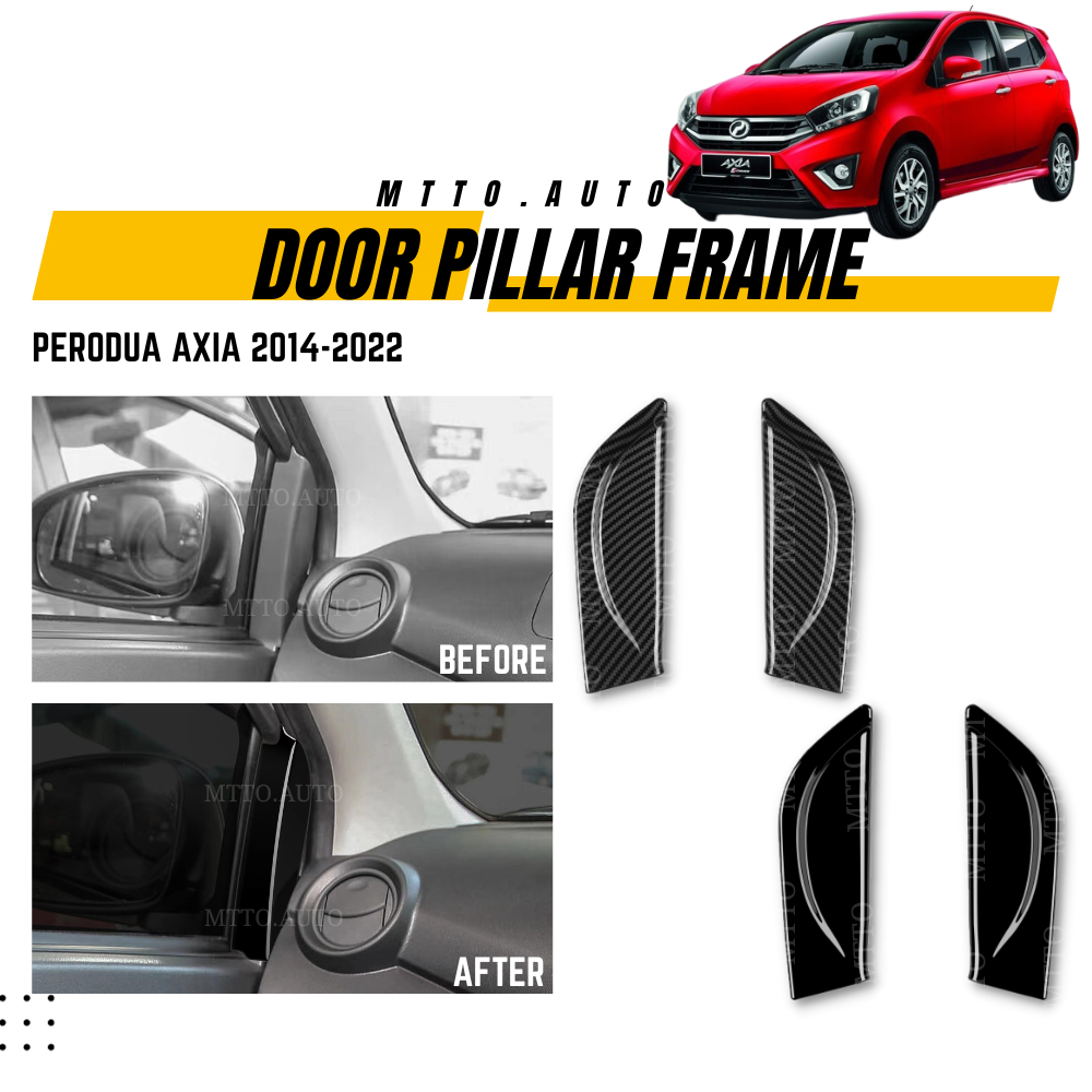 MTTO Perodua Axia 20142022 Interior Car Door Pillar Frame Cover