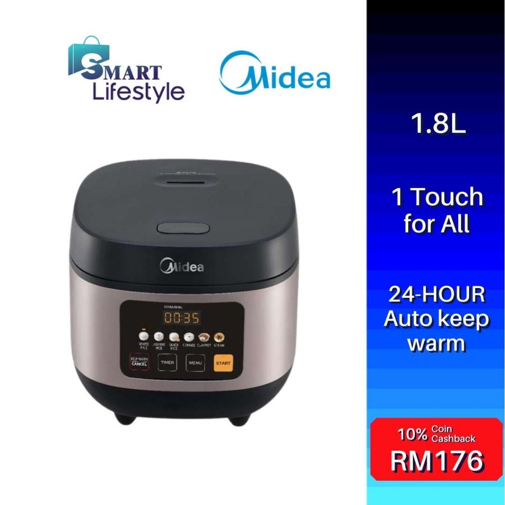 Midea Digital Rice Cooker (1.8L) MBFS5020 Shopee Malaysia