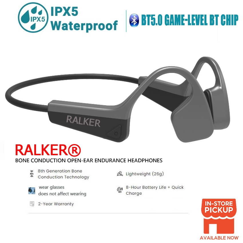 𝟏𝟎𝟎%𝐎𝐑𝐈 RALKER® V11 Earphone Bluetooth Wireless BASS Bone Conduction ...