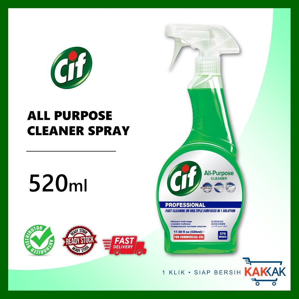 CIF ALL-PURPOSE CLEANER (12 X 520ML) Non-Food CIF Selangor