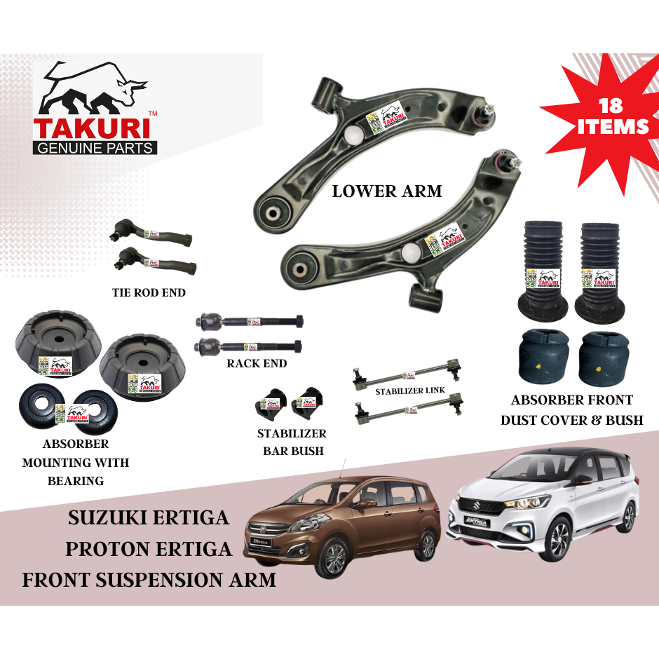 Takuri Combo Suspension Front Lower Arm Assy Suzuki Ertiga Proton