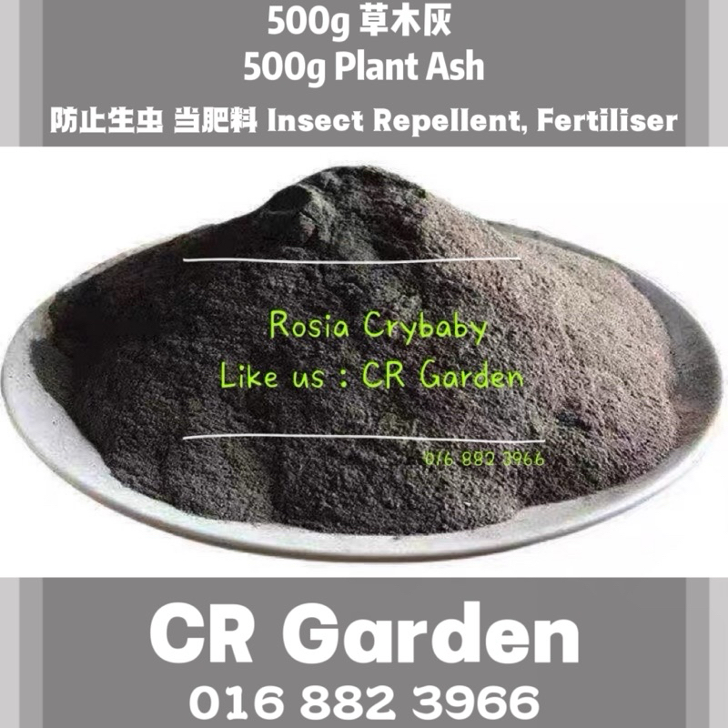 500g 草木灰 500g Plant Ash (防止生虫 当肥料 Insect Repellent, Fertiliser ...