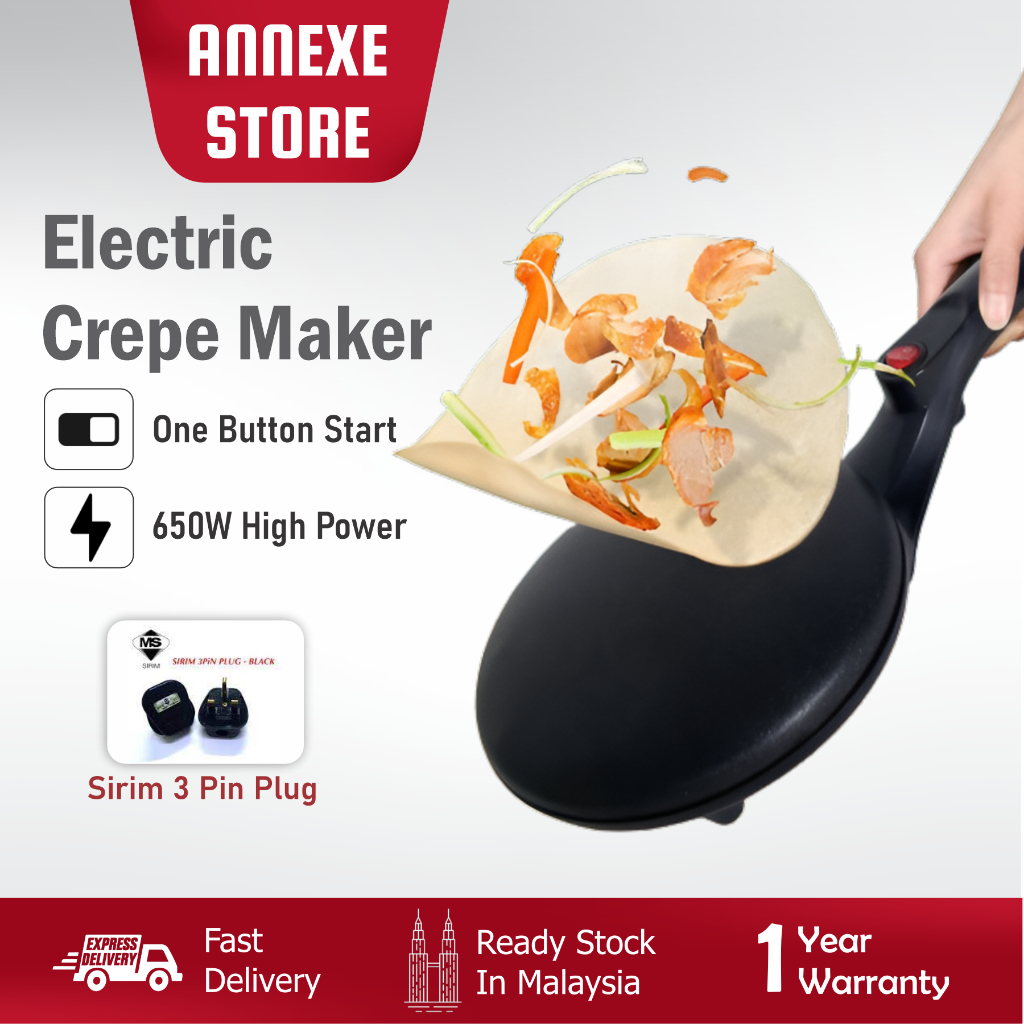 Mini Sandwich Maker Non Stick Plate Indicator Light Cool Touch Handle