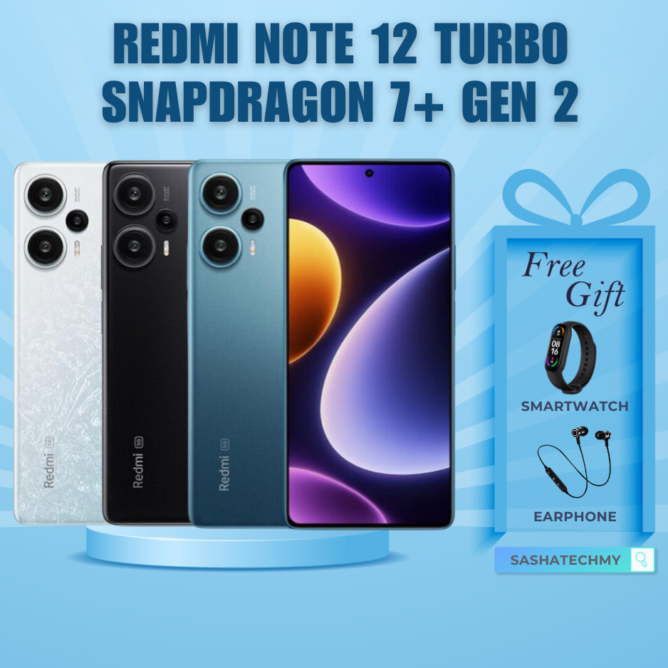 Xiaomi Redmi Note 12 Turbo Snapdragon 7 Gen 2 New In Sealed