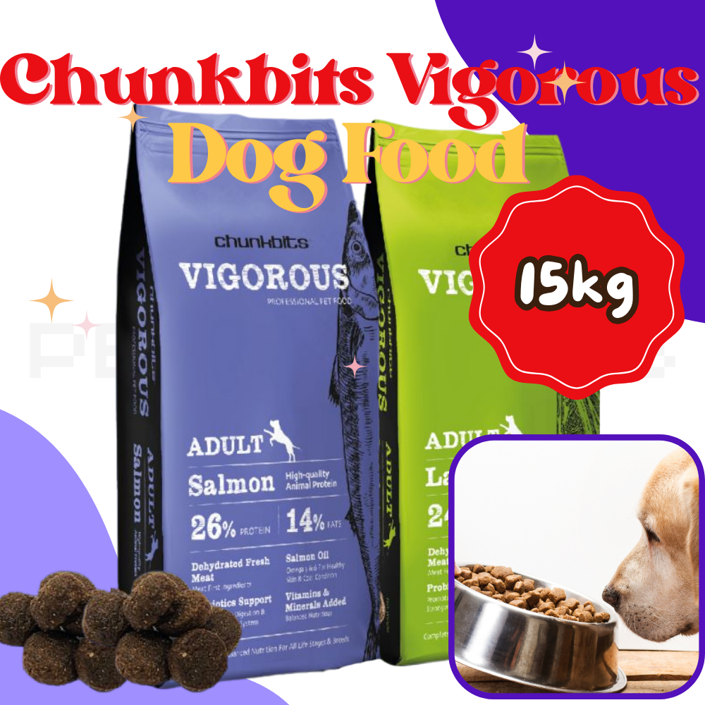 Chunkbits Vigorous Professional Dog Food Lamb Salmon Premium Dog