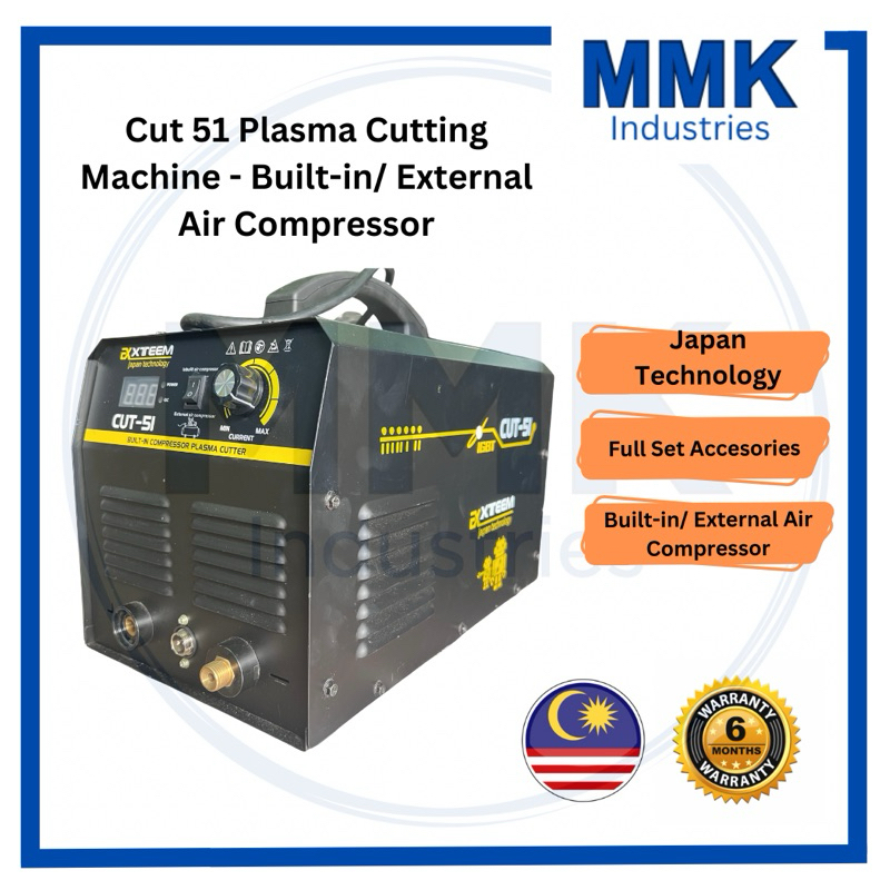 Cut 51 Plasma Cutting Machine - Built-in/ External Air Compressor ...