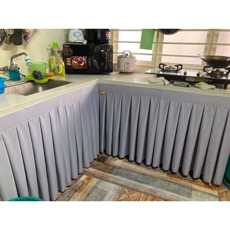 Skiting Dapur Langsir Table Top Langsir Singki (14) Shopee