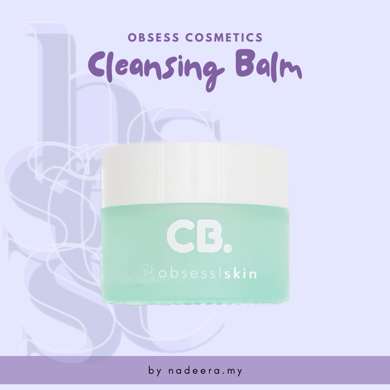 Obsess Cosmetics Cleansing Balm 15g Shopee Malaysia