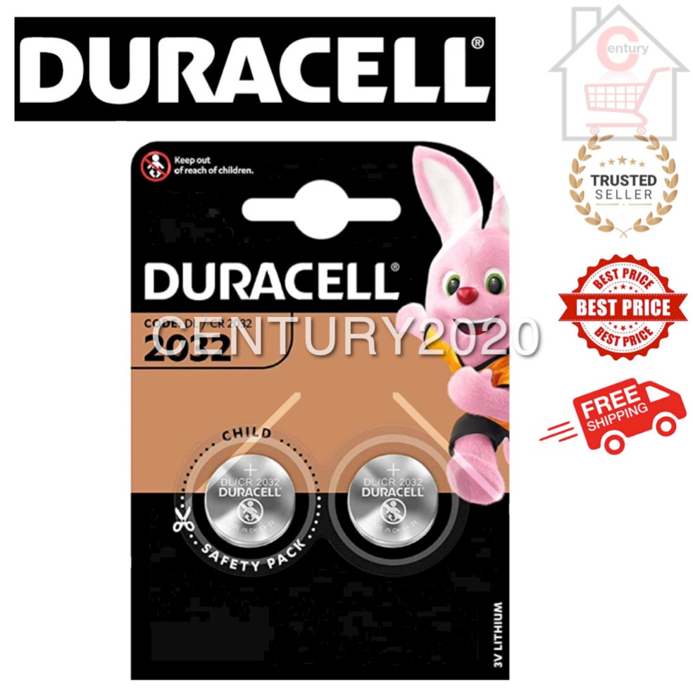 Duracell CR2032 3V Lithium Coin Battery, 5 pcs, 2032 Coin