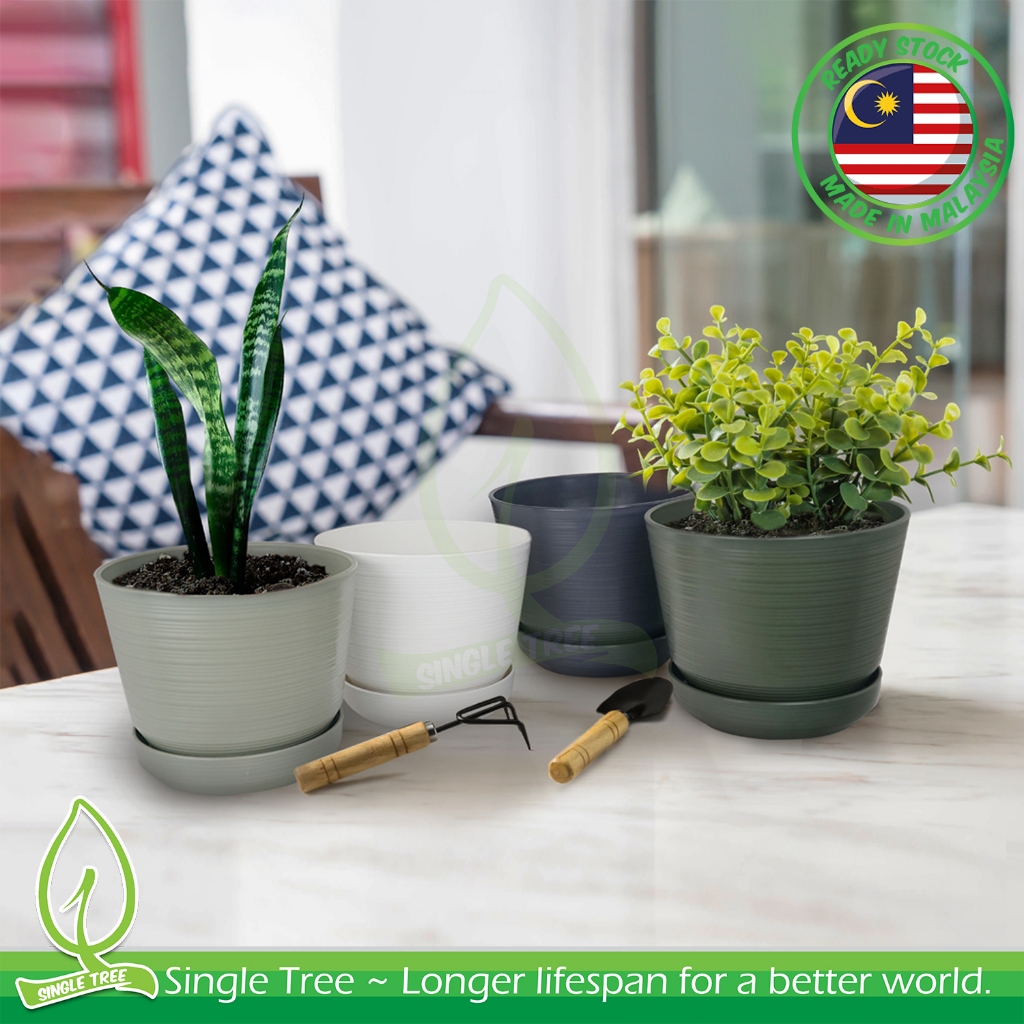 SINGLE TREE Round Flower Pot (STB-series) Nursery Planter w/ Drainage ...