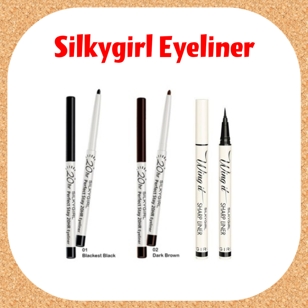 Silkygirl Perfect Stay 20hrs Eyeliner/Wing It Sharp liner Shopee Malaysia