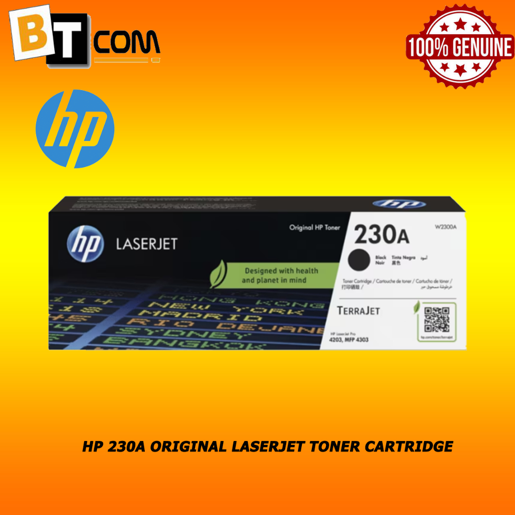 HP 230A Original LaserJet Toner Cartridge W2300A, W2301A, W2302A ...