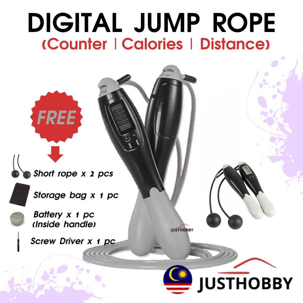 (DEFECT STOCK SALE) PD Digital Skipping Rope Dual Mode Digital tali