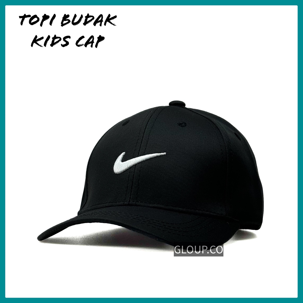 [ READY STOCK ] Topi Budak Kids Cap Swoosh Logo SnapBack Baseball Curve ...