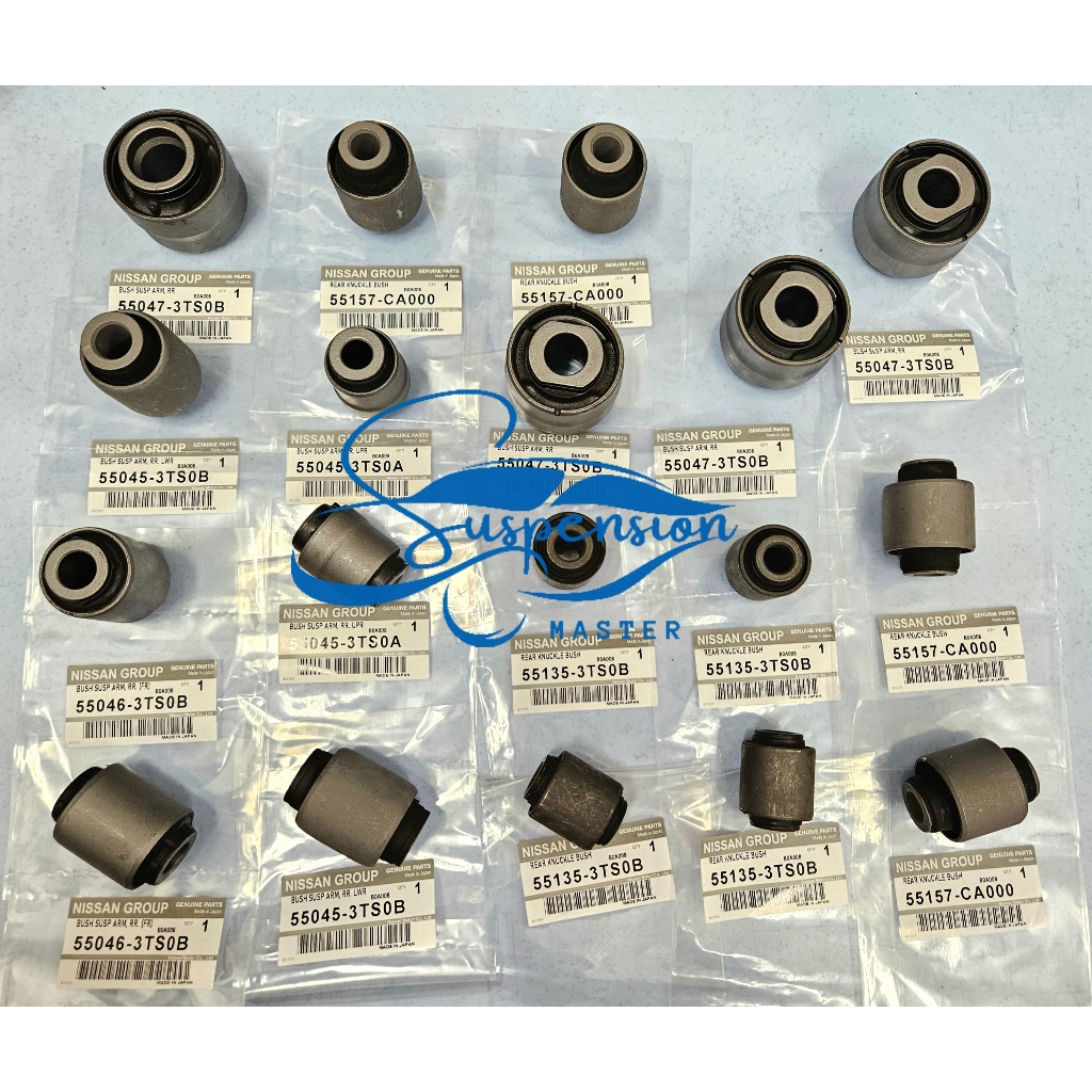 18 IN 1 SET - NISSAN TEANA L33 (2014 - 2020)- REAR SUSPENSION ARM BUSH ...