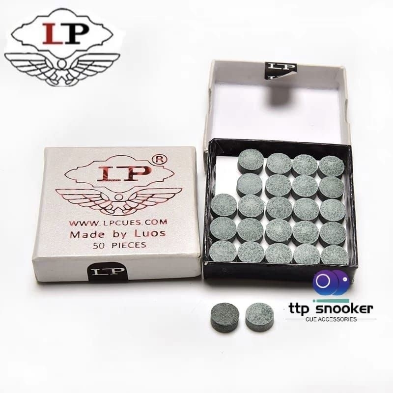 Original LP boutique snooker cue tip Black/White/Blue box(10.5mm ...