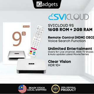 SVI Cloud 8S 2GB RAM+16GB ROM Smart Android TV Box