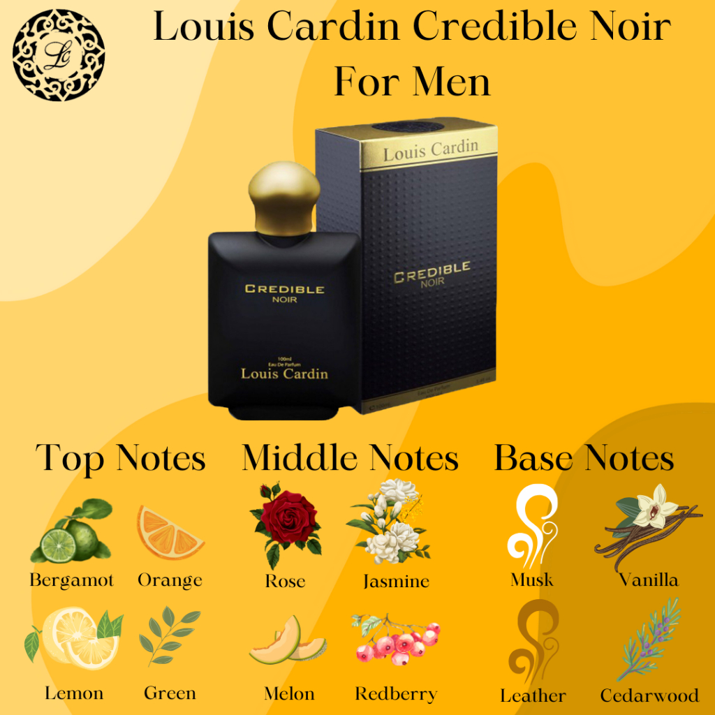 Louis cardin credible noir hot sale