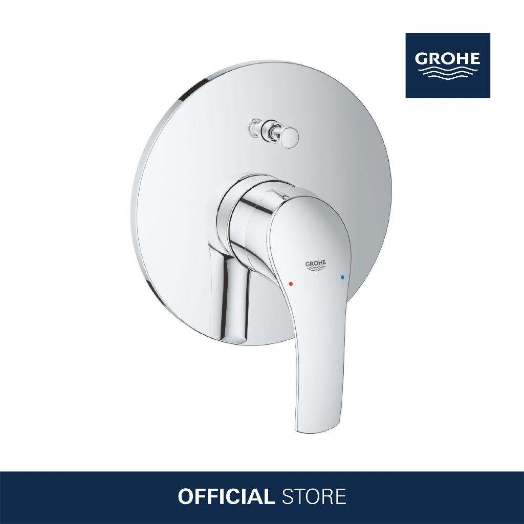 GROHE EUROSMART SINGLE-LEVER BATH/ SHOWER MIXER WITH 2-WAY DIVERTER ...