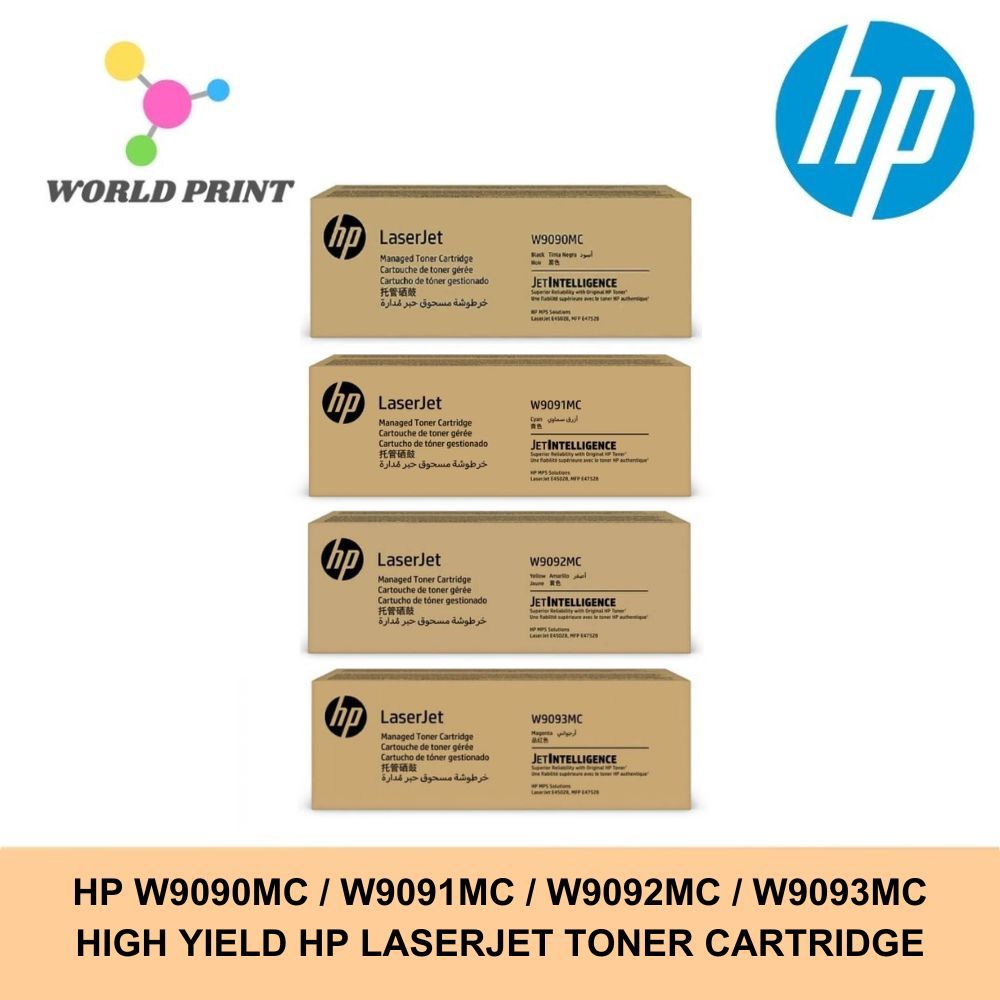 HP W9090MC / W9091MC / W9092MC / W9093MC Black, Cyan, Magenta, Yellow ...