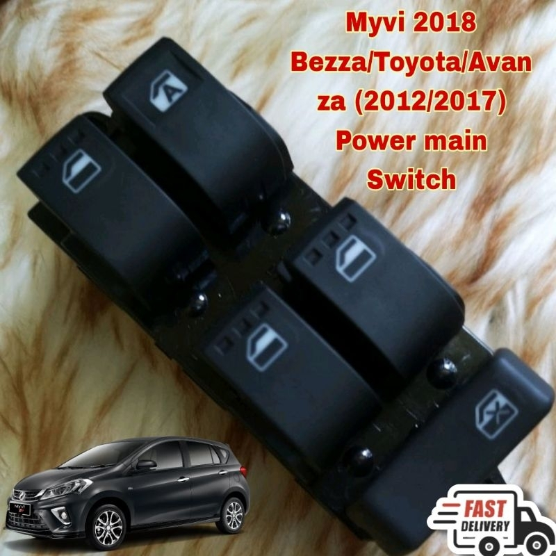 ORIGINAL PERODUA BEZZA MYVI D20N TOYOTA AVANZA 2012-2017 POWER WINDOW ...