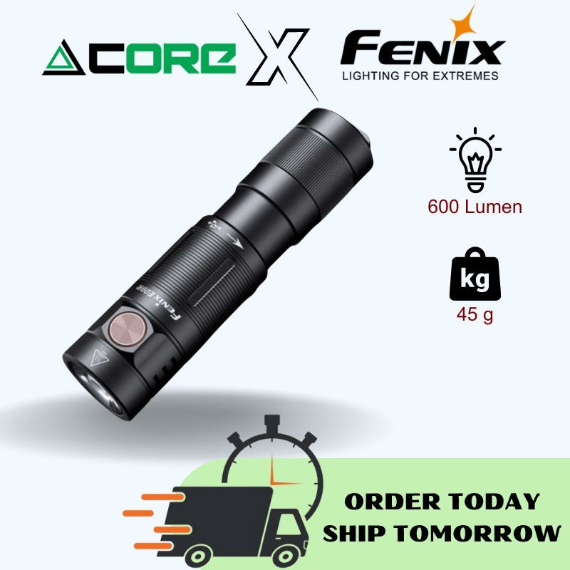 Fenix E09R EDC Keychain Flashlight - 600 Lumen, USB-C Rechargeable, IP68 Waterproof, Compact - View #5