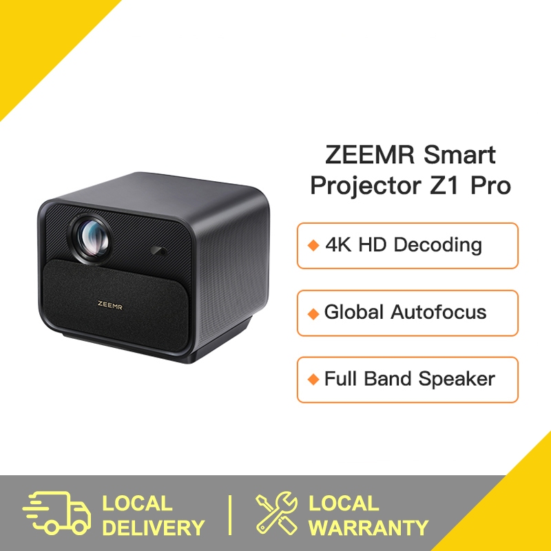 ZEEMR Z1 Pro Portable WIFI Projector 800 ANSI 1080P 4K Full HD AI Auto ...