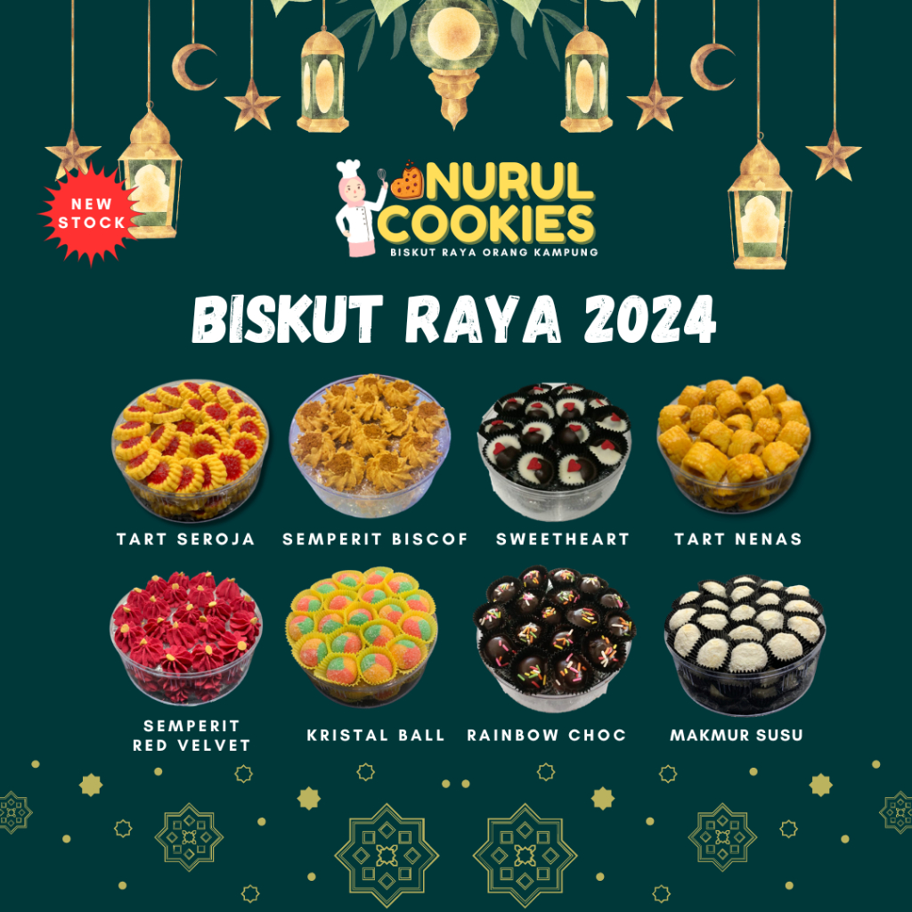 [NEW STOCK] RAYA 2024 Kuih Raya Buatan Orang Kampung Guarantee Sedap