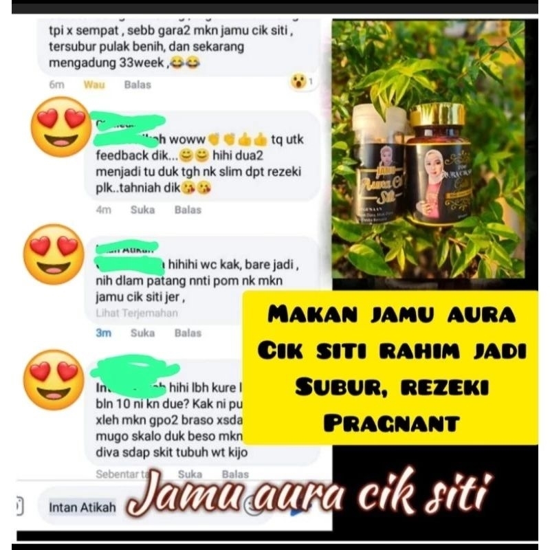 Jamu Ikhtiar Hamil (Jamu Aura Cik Siti ) | Shopee Malaysia