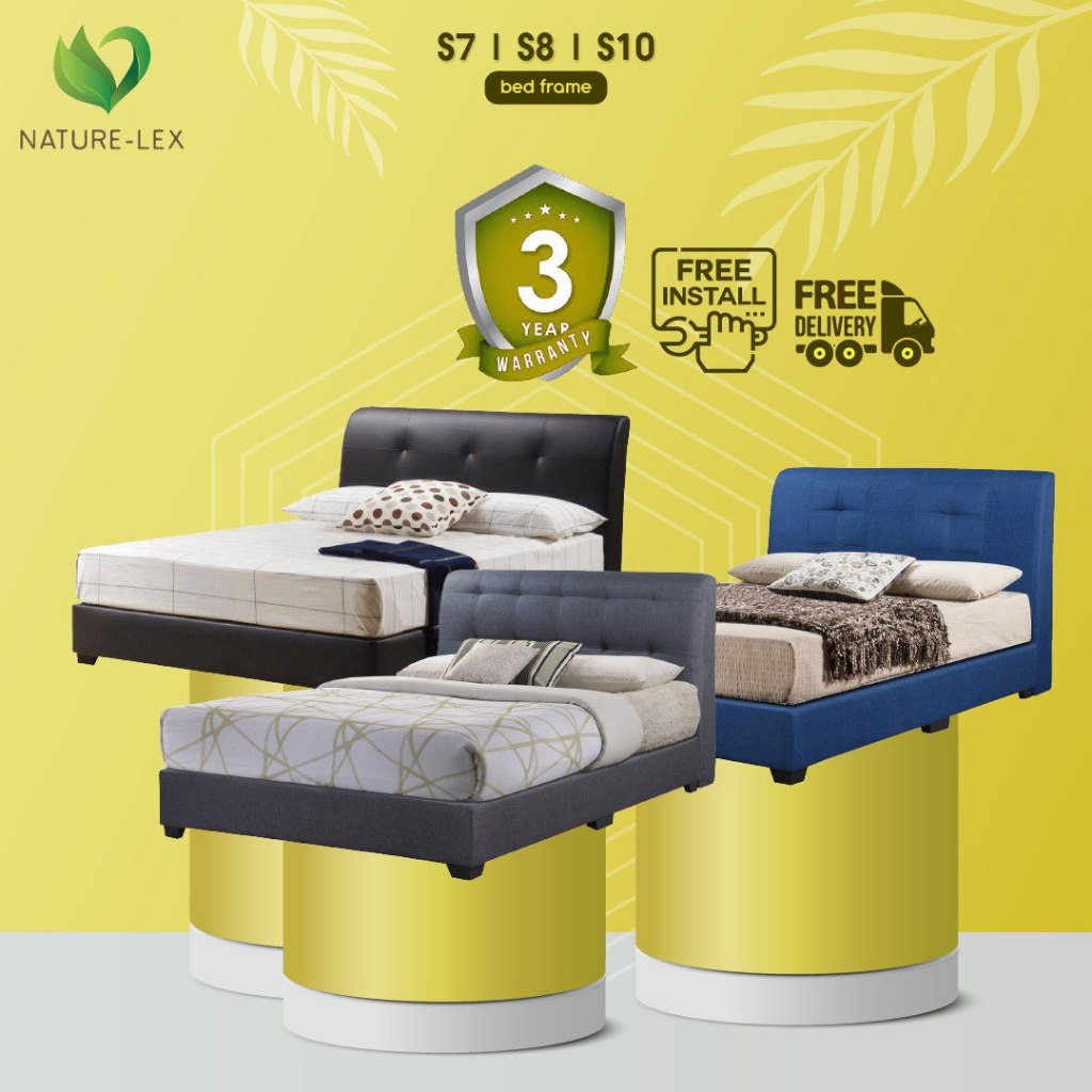 Free Installation S7,S8,S10 High Quality Solid Wood bed frame set