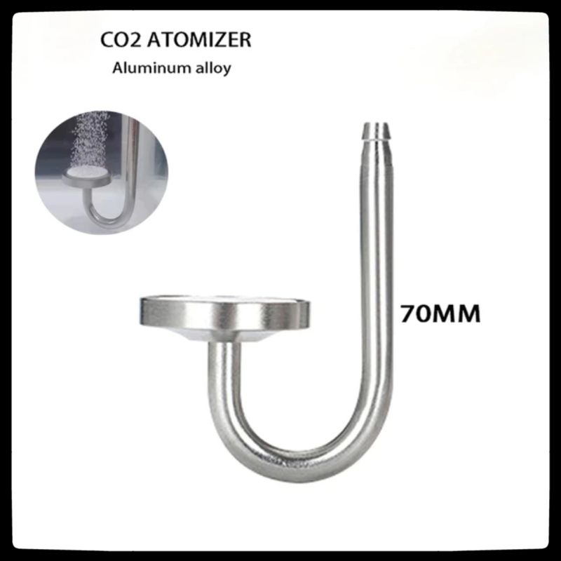 Yee CO2 Carbon Dioxide Diffuser Atomizer Aluminium Alloy Aquarium ...