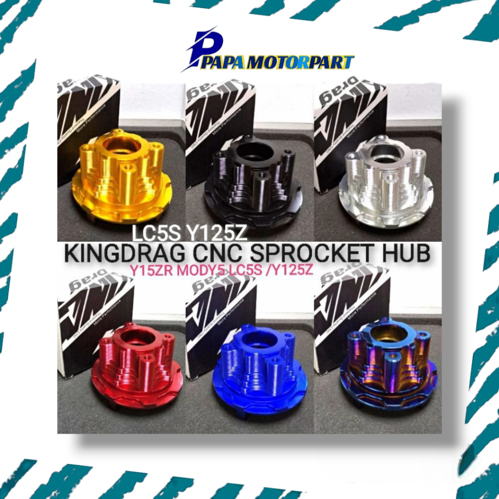 King Drag Sprocket Hub EXCITER 150 Y15ZR LC135 5s SPROCKET HUB CNC ...