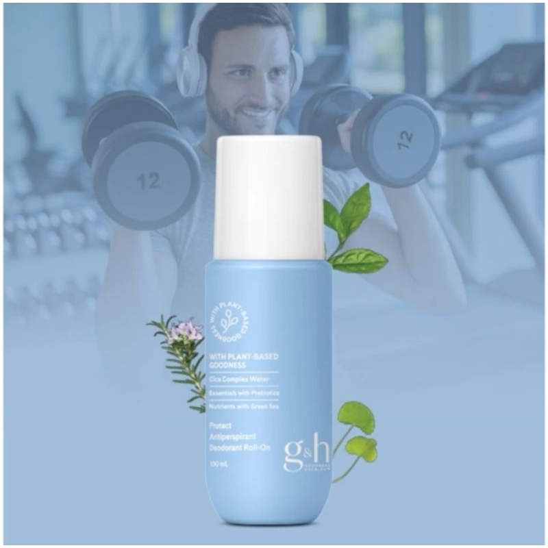G&H PROTECT+ Deodorant & AntiPerspirant RollOn (100ml) Shopee Malaysia