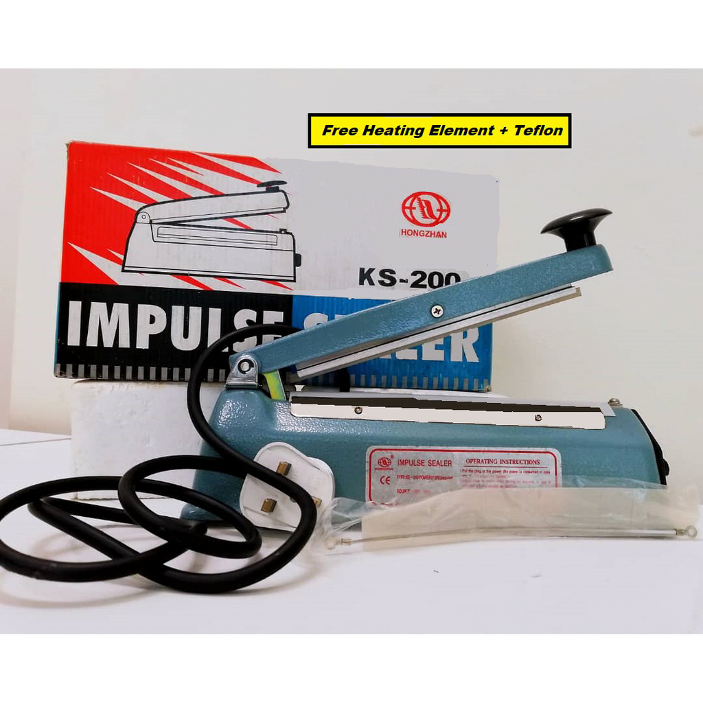 Metal Body Impulse Sealer Heavy Duty PFS-200 / PFS-300 / PFS-400 / PFS ...