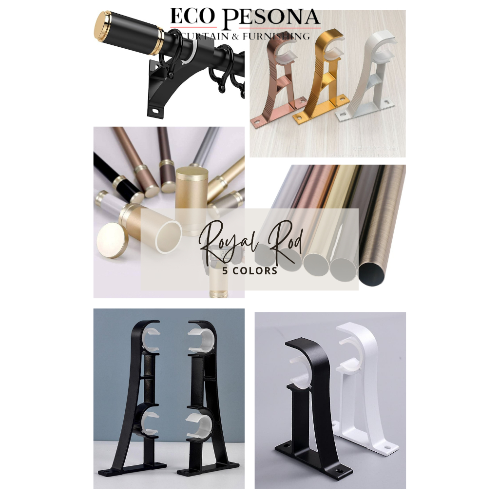 ROYAL ROD 5 Colors Batang Langsir Aluminium Besi/ Rod Langsir Banyak