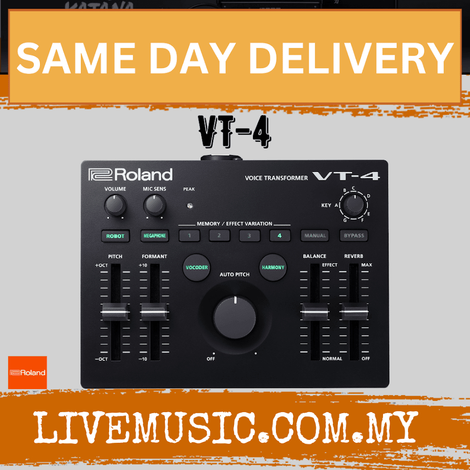 Roland VT4 Voice Transformer Vocal Effects Processor (VT4) Shopee